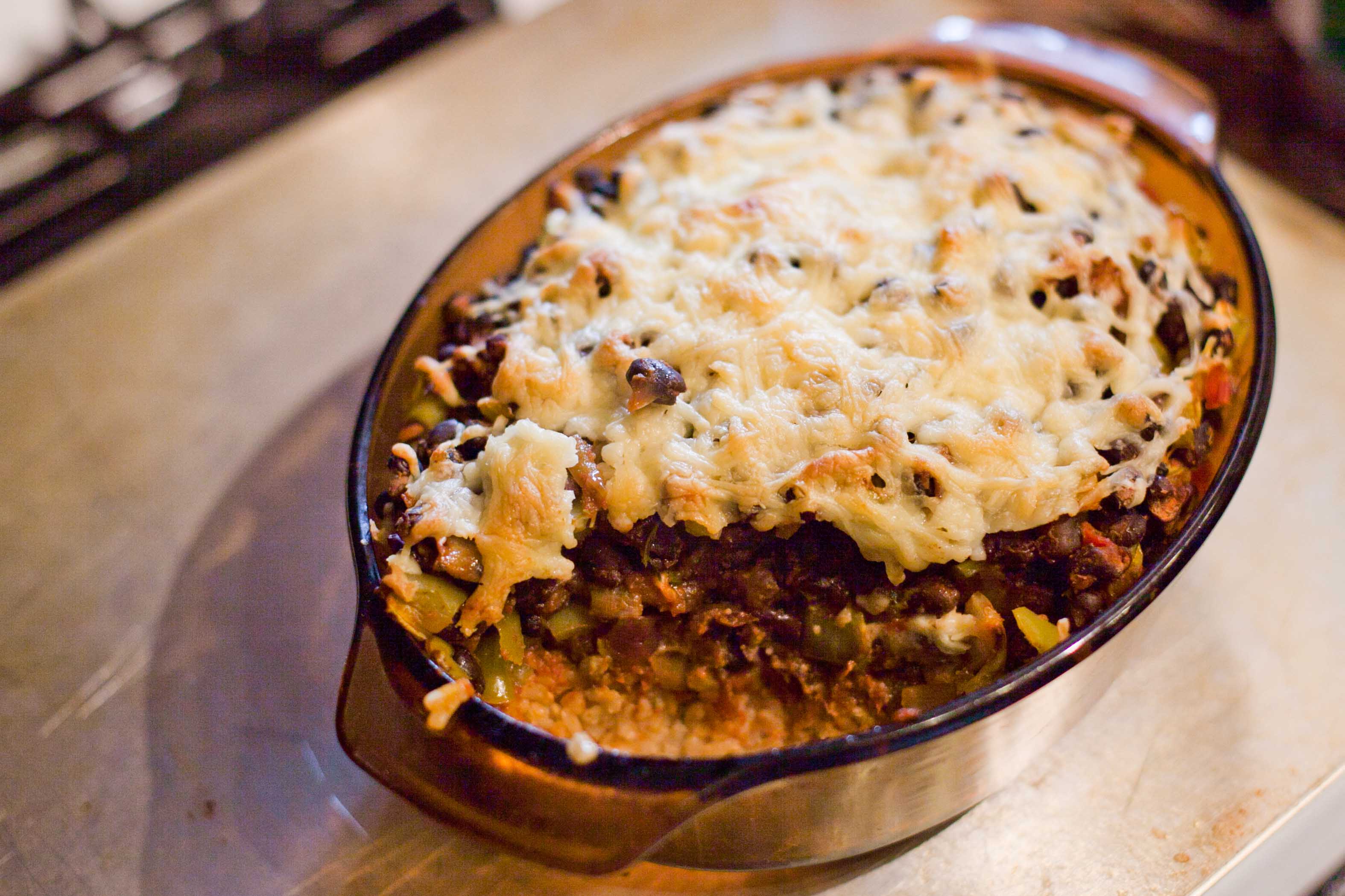 black bean casserole