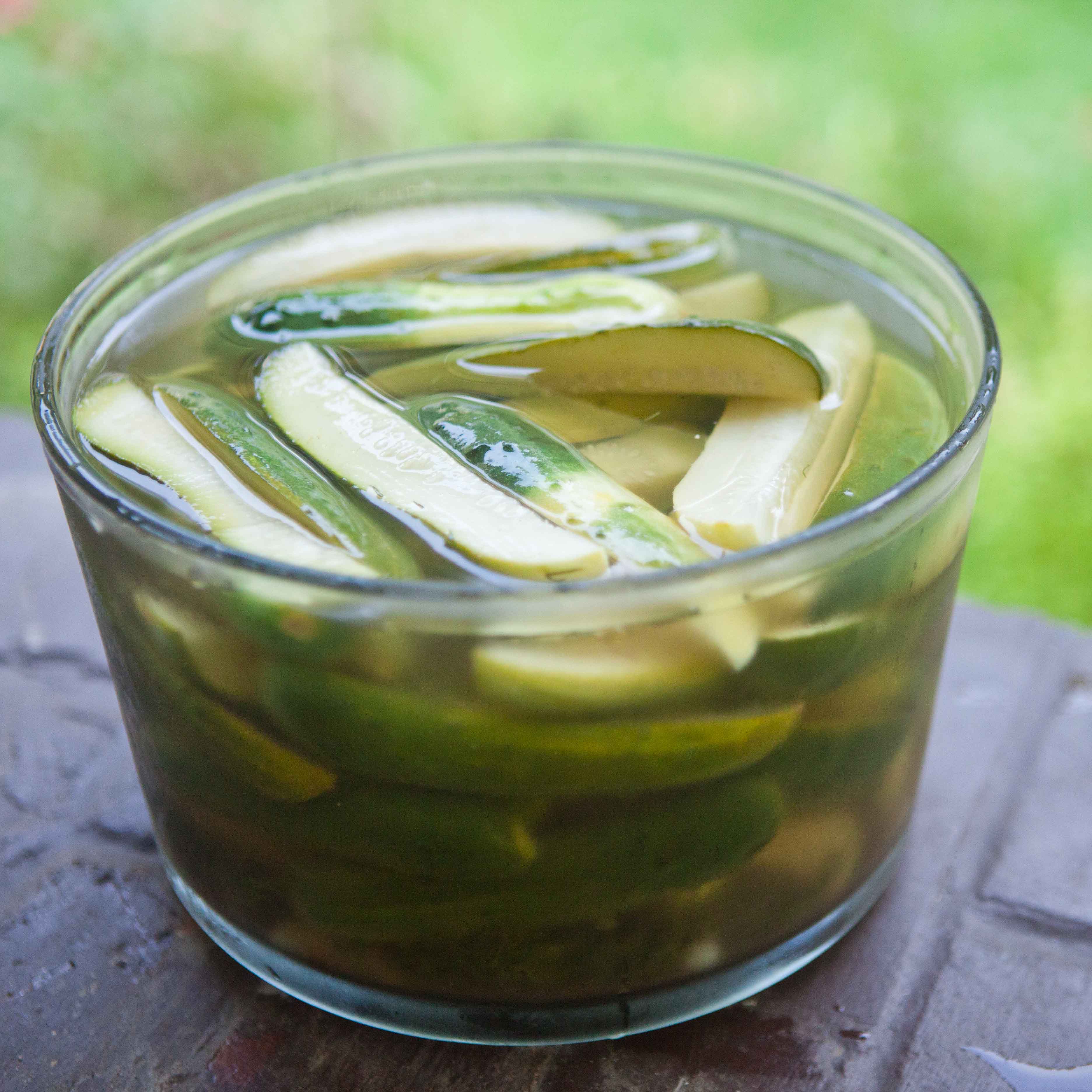 48 hour refrigerator pickles Teacher Chef