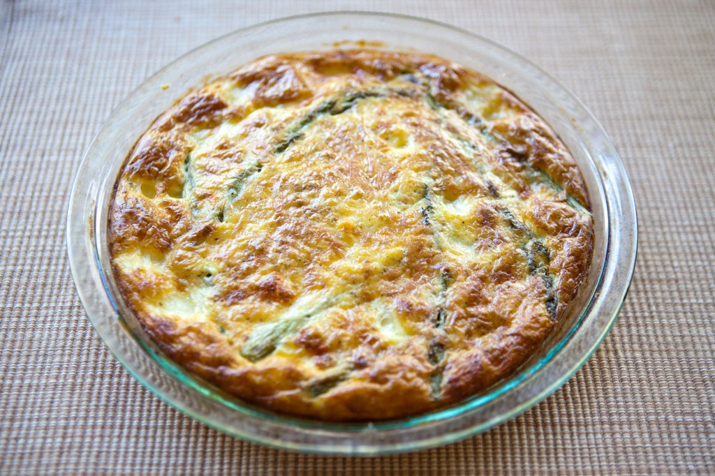 Crustless Asparagus & Cheese Quiche – Teacher – Chef